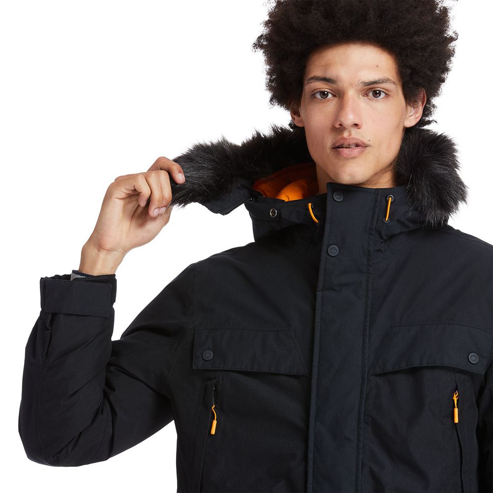 Chaquetas Timberland Argentina Hombre - Outdoor Heritage Expedition Parka - Negras - BLYPGT-387